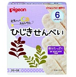 Pigeon贝亲高钙补铁海藻磨牙米饼 (6个月+) 6袋×12 
