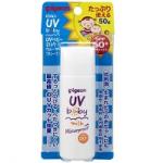 贝亲milk婴儿防晒霜SPF50+50g