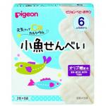pigeon 贝亲 婴儿辅食高钙小鱼米饼